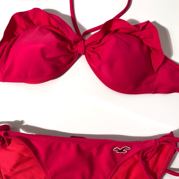Hollister Swim Hollister Candy Apple Red Bikini Size Xs Poshmark